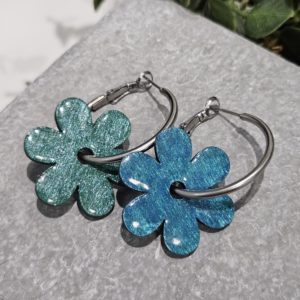 Fleurs | Boucles d'oreilles interchangeables        -         Livraison gratuite