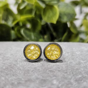 Lune Jaune |  Boucles d'oreilles       -      Livraison gratuite
