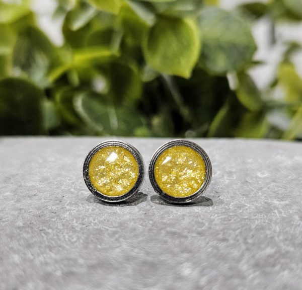Lune Jaune |  Boucles d'oreilles       -      Livraison gratuite