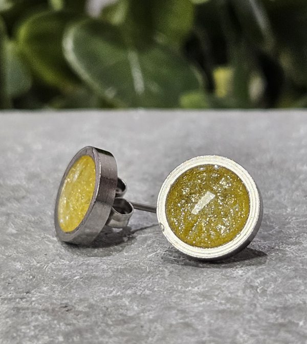 Lune Jaune |  Boucles d'oreilles       -      Livraison gratuite – Image 3