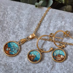 Les nébuleuse #22 | Collier et boucles              -  Livraison gratuite